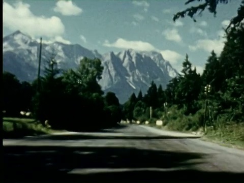 道路和自然景观/德国视频素材