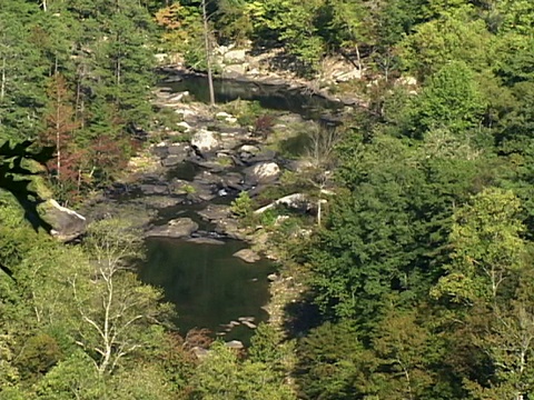 小河流峡谷视频素材