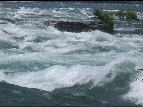 尼亚加拉大瀑布上游急流50 - NTSC带声音视频素材