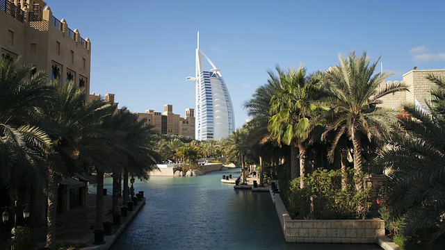 阿拉伯联合酋长国迪拜Burj Al Arab Hotel的图片视频素材