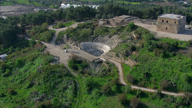 Tzippori，又名sephoris、Dioceserea和Saffuriya，位于以色列加利利中部地区视频素材