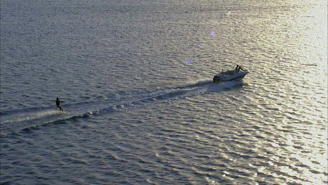 以色列阿拉瓦埃拉特红海空中滑水视频素材