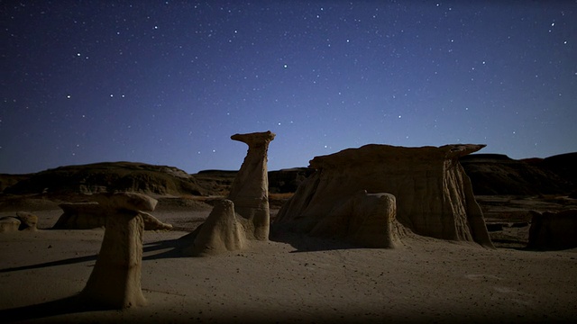 WS T/L hoodoo grand staircase escalante /犹他州，美国视频素材