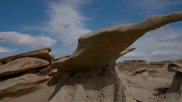 MS POV T/L hoodoo grand staircase escalante /犹他州，美国视频素材