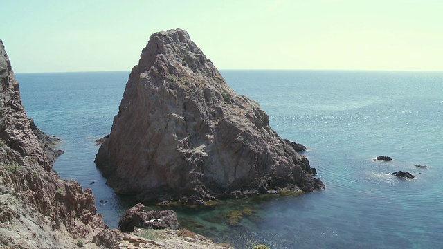 海岸/卡波德加塔，安达卢西亚，西班牙视频素材