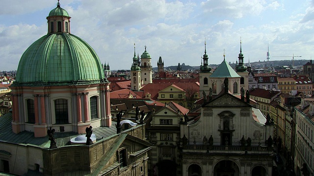 布拉格老城的MS View, Hlavni mesto Praha，捷克共和国视频素材