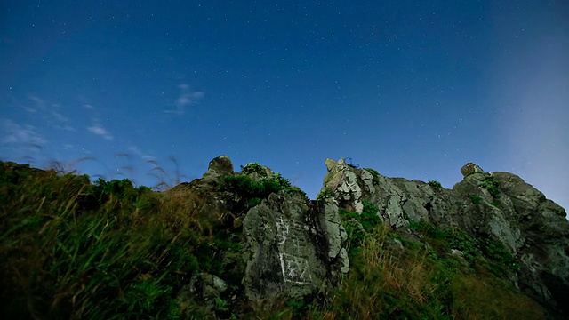 在南韩京畿道的dokdo Island /小姐石头山道视频素材