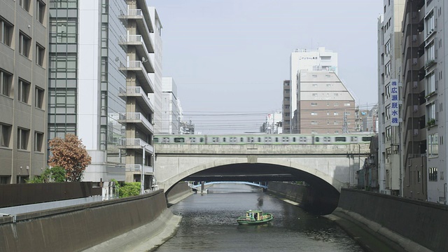 城市水道/东京，东京到，日本视频素材