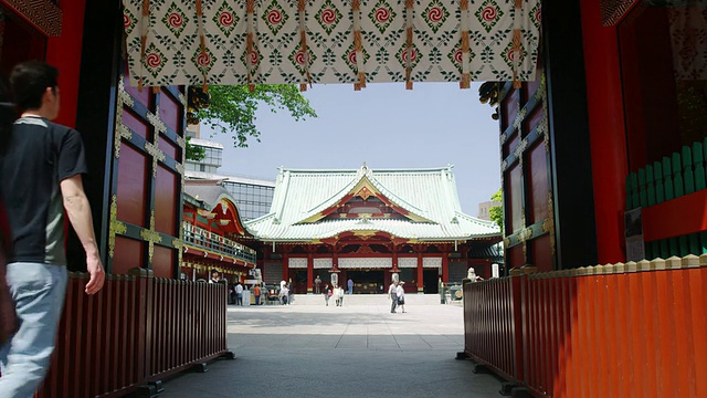 神社入口/东京，东京，日本视频素材