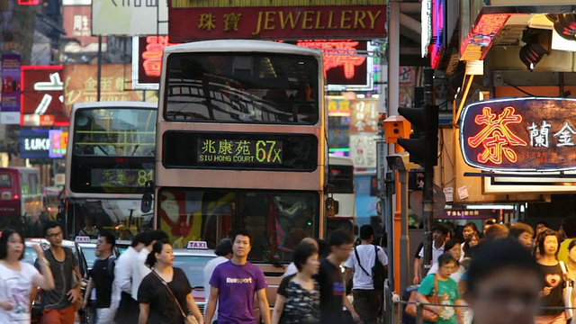 ECU烧香/中国香港视频素材