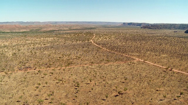 航空WS视图的风景国家公园/ Purnululu，西澳大利亚，澳大利亚视频素材