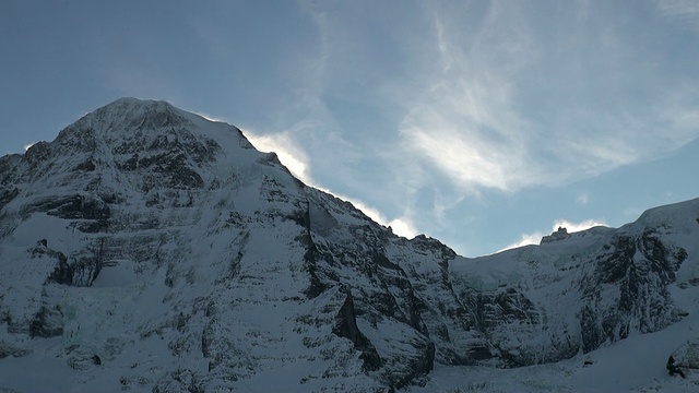 斯芬克斯(WS Sphinx)，瑞士伯尔尼斯·奥博兰(Bernese Oberland)视频素材