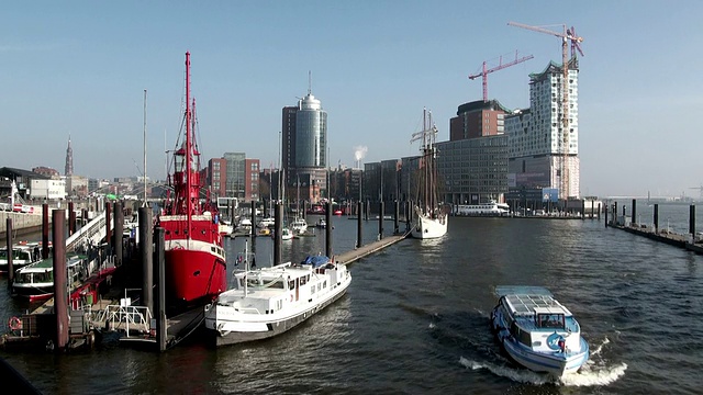 新Elbphilharmonie /汉堡，汉堡，德国视频素材