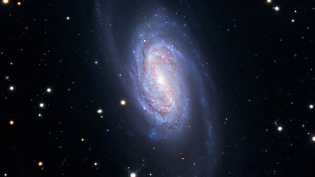 棒旋星系(ngc2903)，光学图像。视频素材