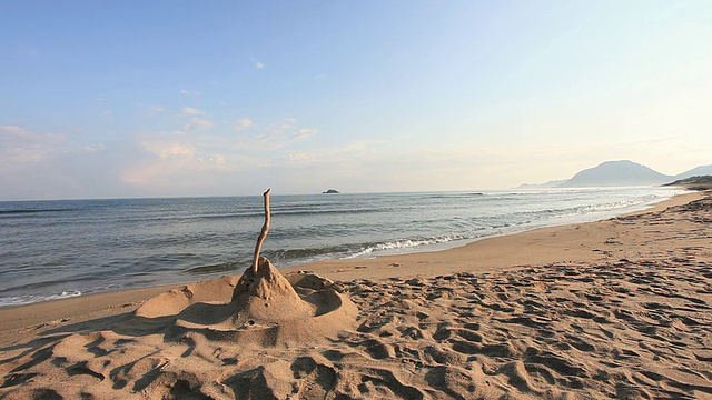 海滩/鸟取，日本视频素材