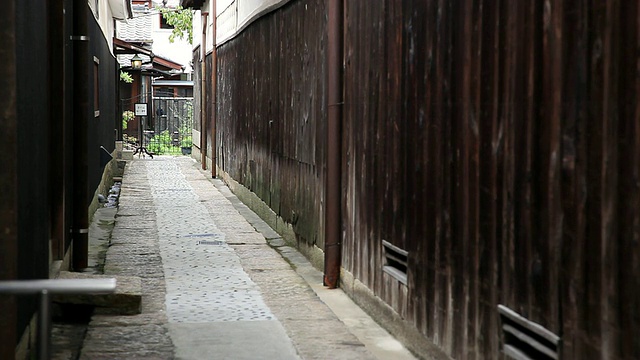 日本冈山仓卷老街的日本风格视频素材