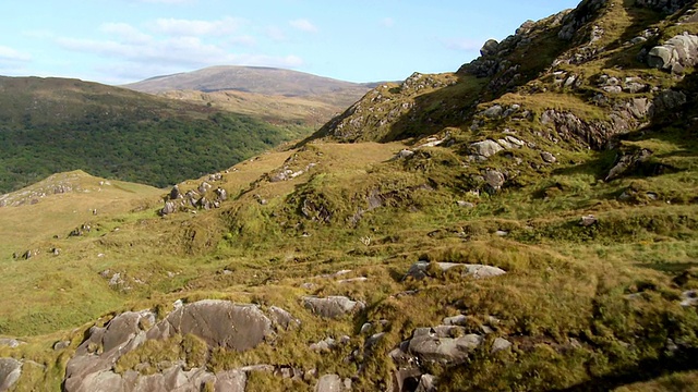 MacGillycuddy reek mountains / Killarney National Park, Kerry, Munster，爱尔兰视频素材