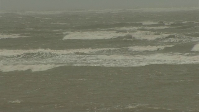 风浪大，风浪大，风浪小，英国视频素材