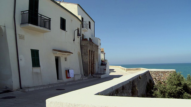 MS View of residential construction / Termoli, Molise，意大利视频素材