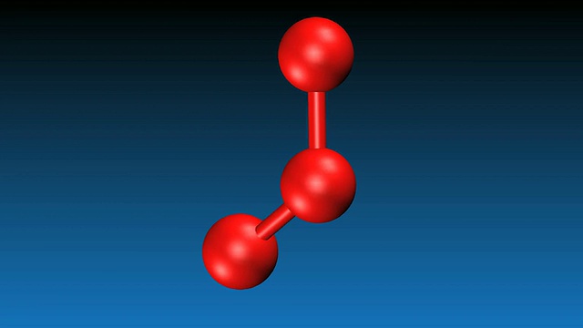 臭氧分子的动画视频素材