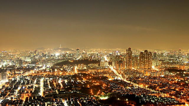 WS T/L Cityscape Seoul / Seoul，韩国视频素材