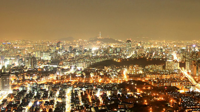 WS T/L Cityscape Seoul / Seoul，韩国视频素材