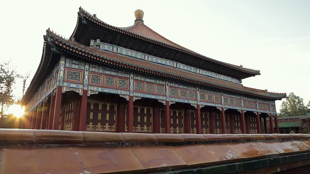 PAN WS Chinese temple /中国北京视频素材