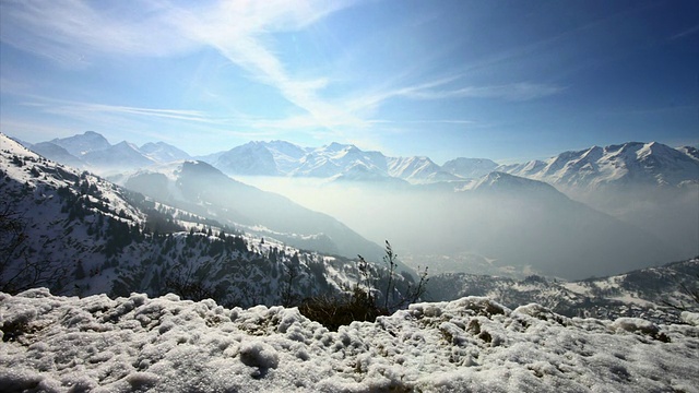 Alpe de la Serre，时间延时。视频素材