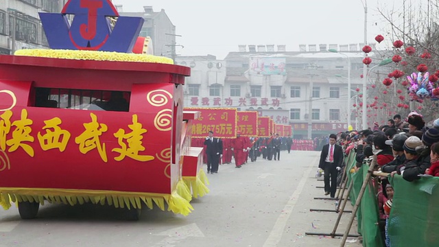 MS中国春节期间民间传统节日庆典或狂欢节视频素材