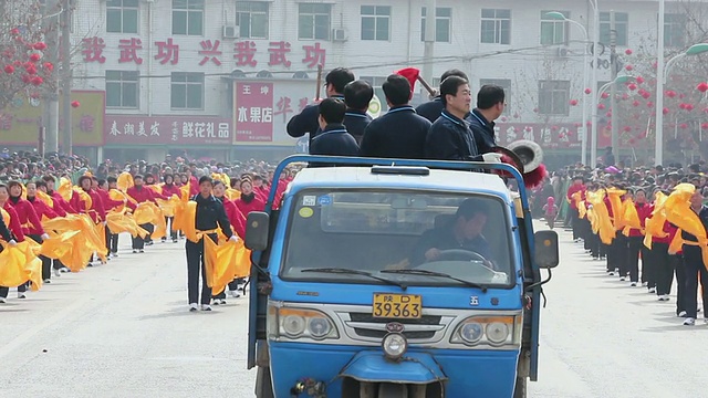 MS中国春节期间民间传统节日庆典或狂欢节视频素材