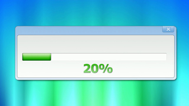 进度条Windows-lookalike视频素材