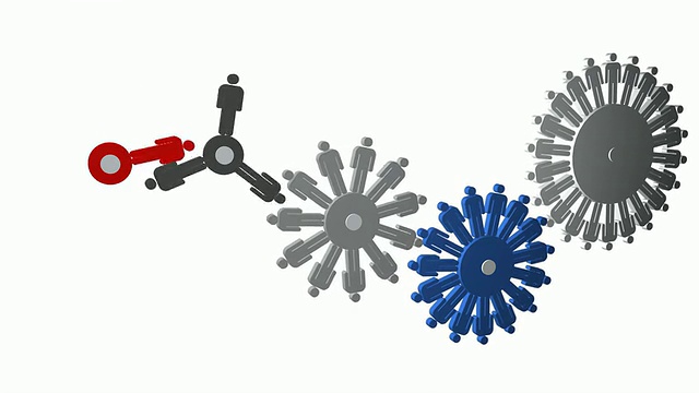 企业齿轮的概念视频下载