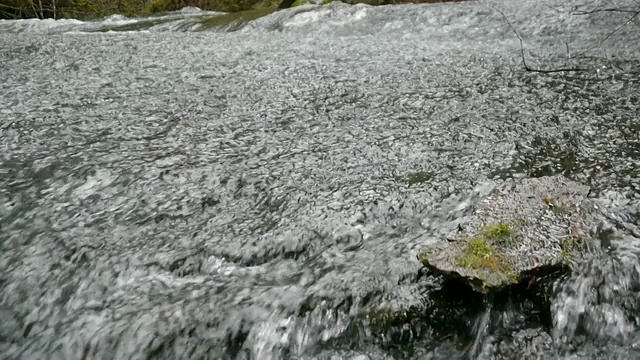 河水的极端CU值视频素材