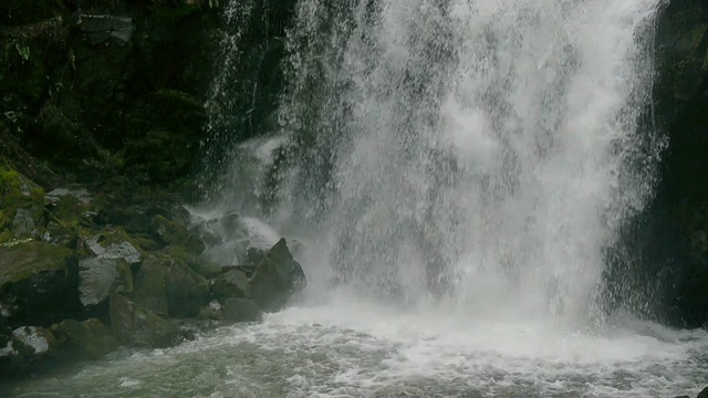 瀑布基地CU视频素材