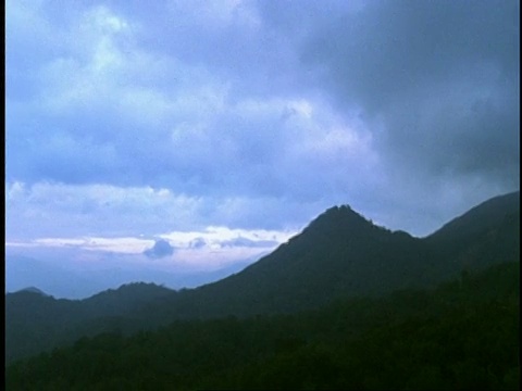 西高止山脉，印度西部视频素材