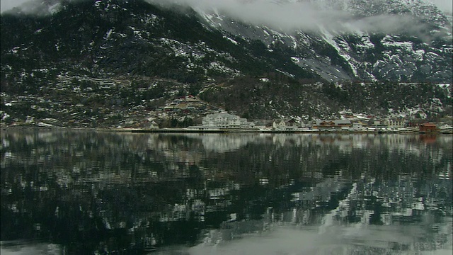 Eidfjorden,挪威视频素材