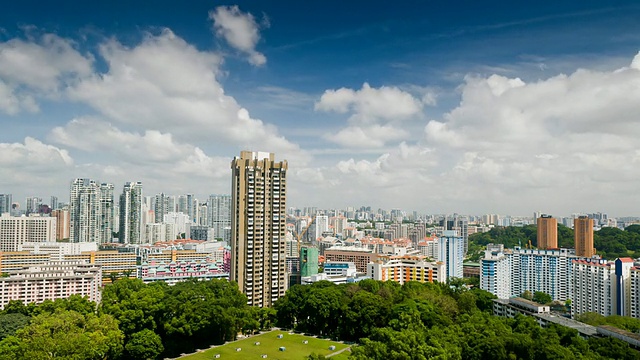 新加坡的城市风景视频素材