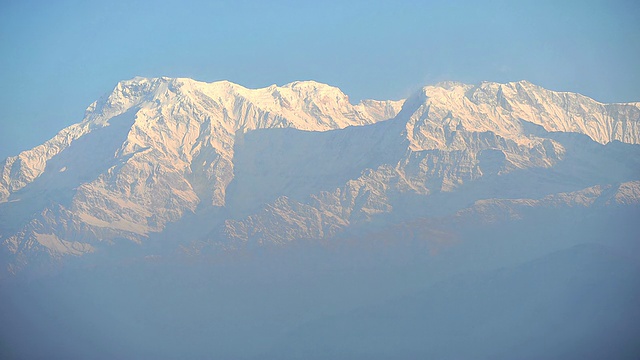 喜马拉雅山脉，Sarangkot，博卡拉，尼泊尔视频素材