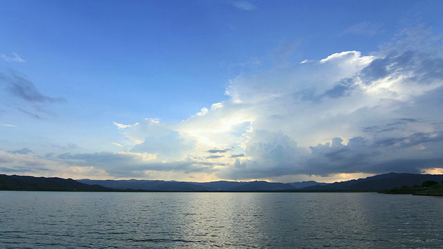 日落时的海景视频素材