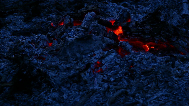 余烬和火山灰视频素材