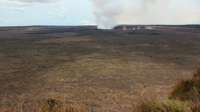 烟雾喷口-夏威夷火山国家公园视频素材