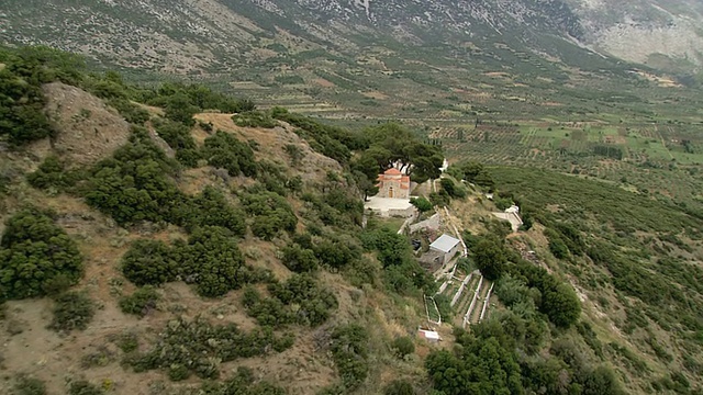 osou Loukas, Hosios Loukas修道院，联合国教科文组织遗产/ Sterea Ellada, Sterea Ellada，希腊视频素材