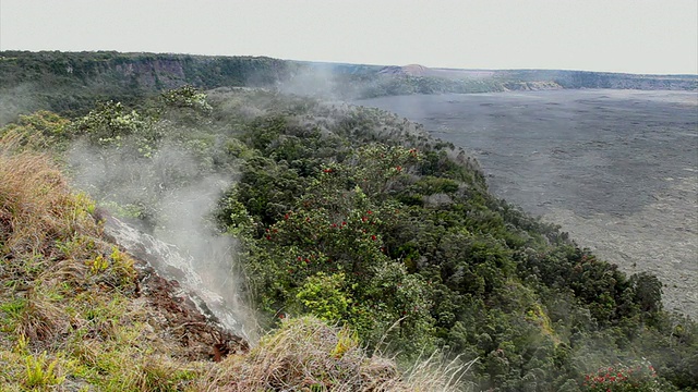 蒸汽喷口-夏威夷火山国家公园视频素材