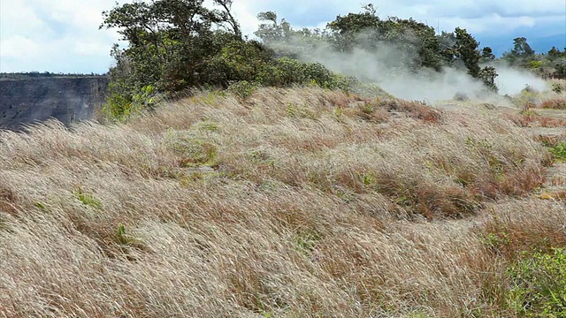 烟雾喷口-夏威夷火山国家公园视频素材