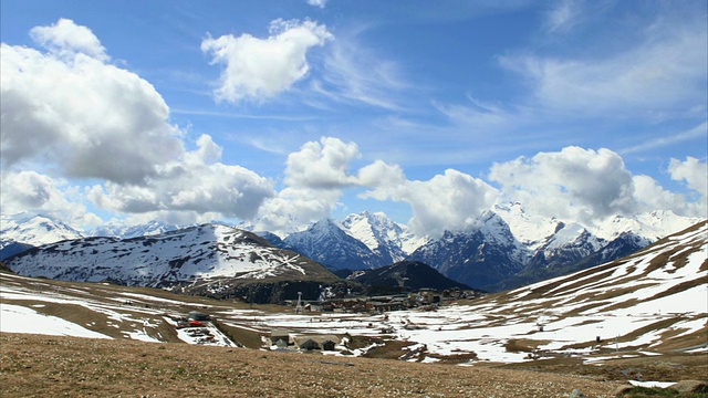 Alpe D'huez 延时摄影高清视频视频素材