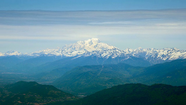 Monte Bianco（勃朗峰）视频素材