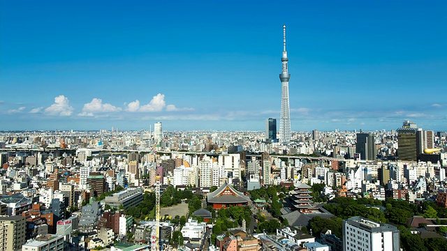 WS T/L东京天空树/日本东京视频素材