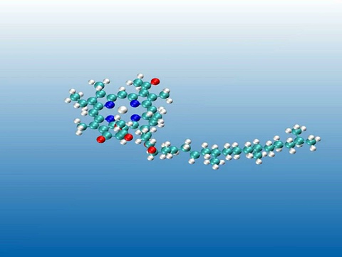 叶绿素分子的动画视频素材