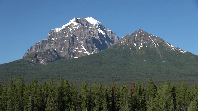 MS Mount Temple / Banff国家公园，加拿大阿尔伯塔省视频素材