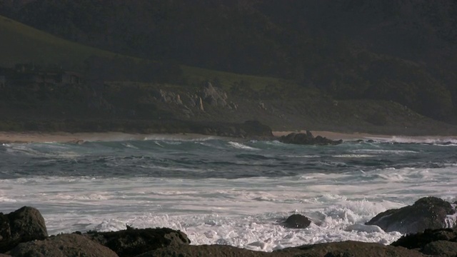 沿海波浪视频素材